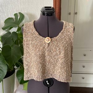 Amy Brill Knitted Crop Tank